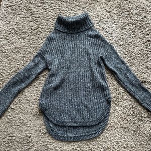 Heathered Grey Turtleneck